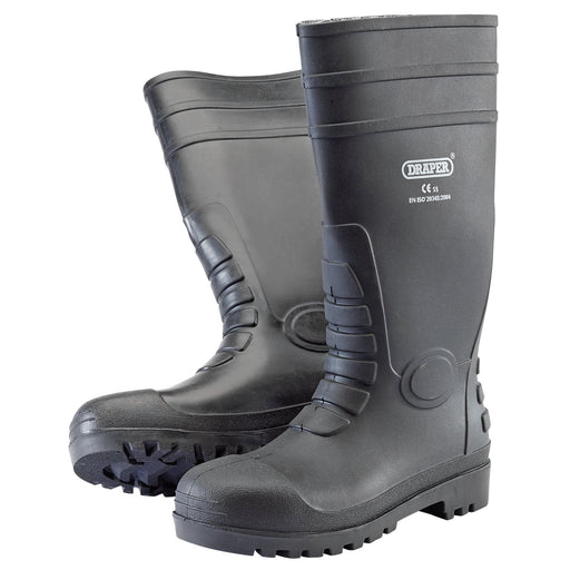 Draper Safety Wellington Boots, Size 8, S5 02698 Draper - Dynamic Drive