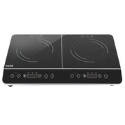 Baridi Portable Induction Hob with 2 Cooking Zones 60 x 36 x 6.5cm - Black Baridi - Dynamic Drive
