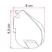 Fiamma F35 Pro 270 Awning Titanium Case Royal Blue Fabric Campervan Caravan 4x4 Fiamma - Dynamic Drive