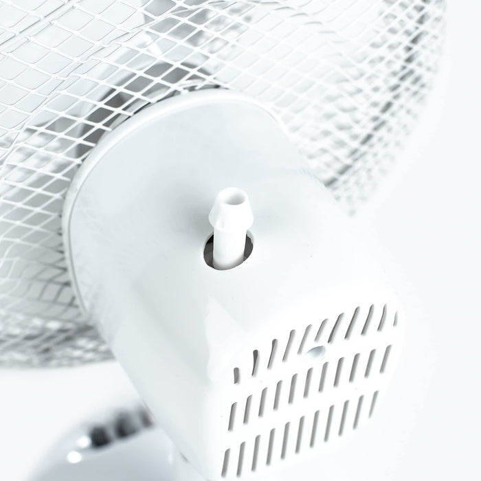 MDS1203 Status 9 White Desk Fan S9DESKFAN1PKB Status - Dynamic Drive