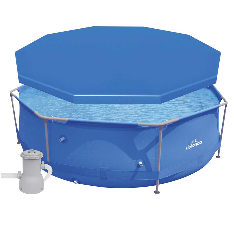 Dellonda Swimming Pool Top Cover with Rope Ties for DL19 DL40 Dellonda - Dynamic Drive