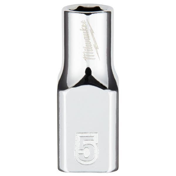 Milwaukee 1/4 Drive Socket Metric Standard 5mm 4932478312 Milwaukee - Dynamic Drive