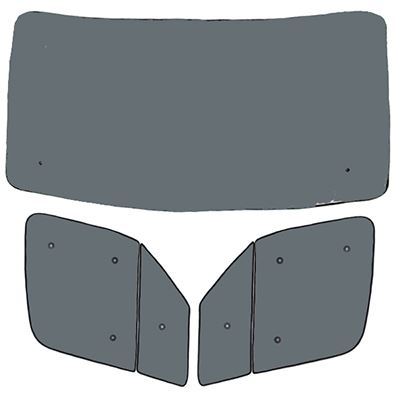 Premium fits Mercedes Sprinter 2006-12 Internal Thermal Blinds Window Cover Blin Summit  - Dynamic Drive
