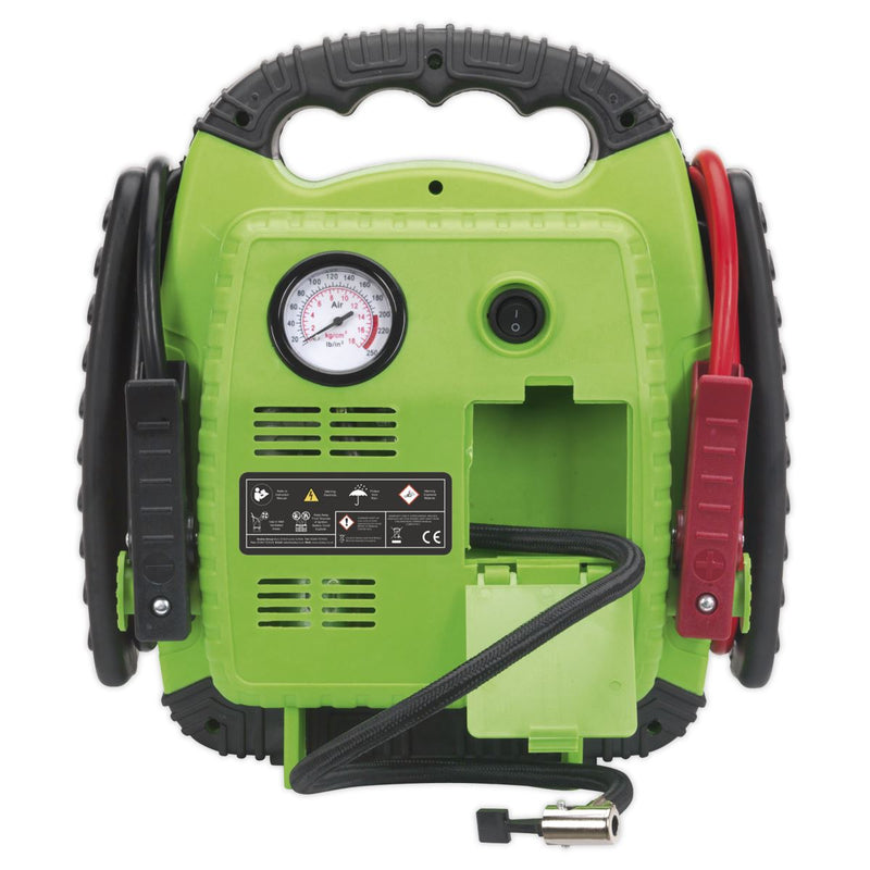 Sealey 12V RoadStart Emergency Power Pack 900 Peak Amps Car Battery Booster Sealey  - Dynamic Drive