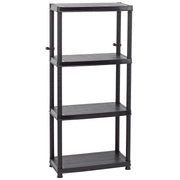 Draper 4 Tier Plastic Shelving Unit 23230 Draper - Dynamic Drive