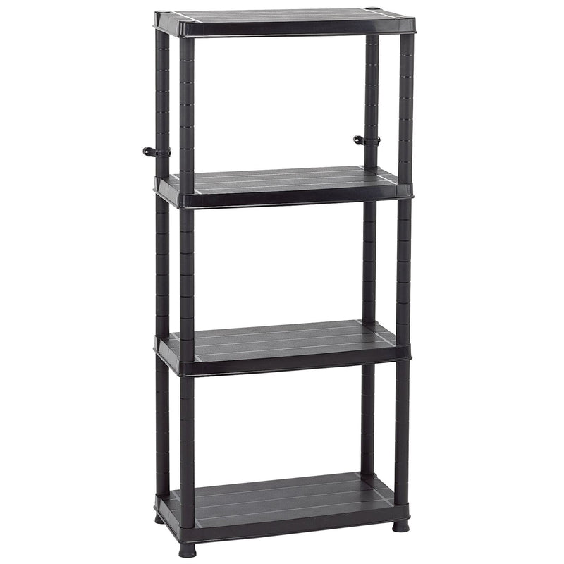 Draper 4 Tier Plastic Shelving Unit 23230 Draper - Dynamic Drive