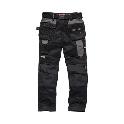 Scruffs Pro Flex Holster Trousers Black 38R Scruffs - Dynamic Drive