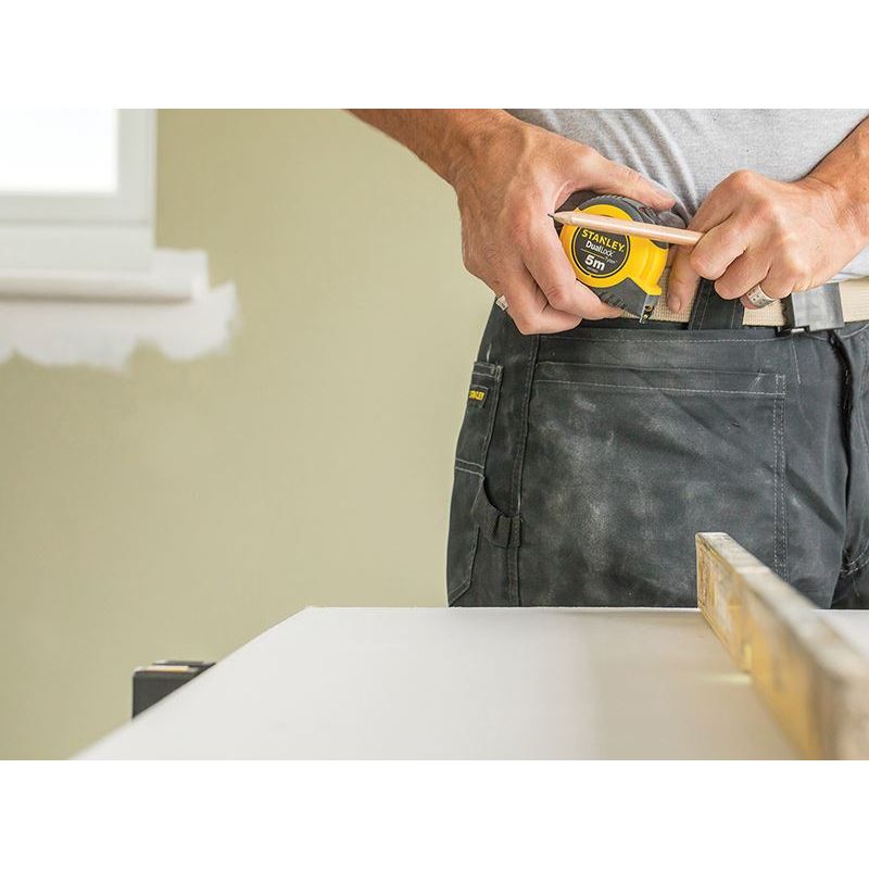 Stanley® Hand Tools DualLock™ Tylon™ Pocket Tape 5m (Width 19mm) (Metric only) STANLEY® Hand Tools - Dynamic Drive