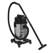 Sealey Vacuum Cleaner (Low Noise) Wet & Dry 30L 1000W/230V PC30LN Sealey - Dynamic Drive