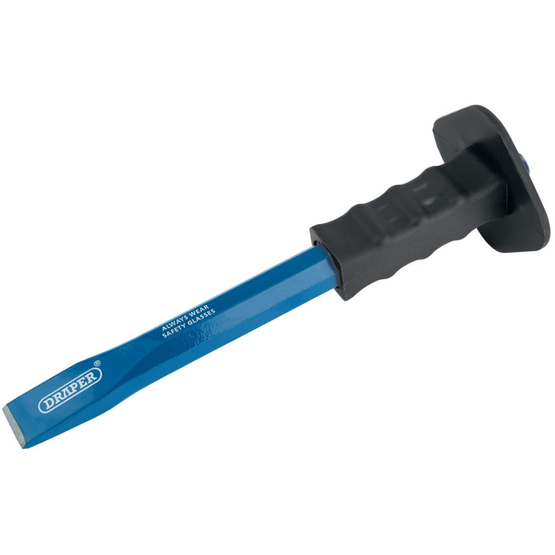 Draper Octagonal Shank Cold Chisel with Hand Guard, 25 x 300mm (Display Packed) Draper - Dynamic Drive