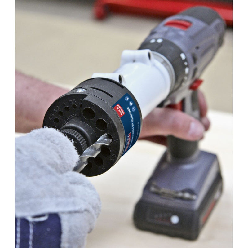 Sealey Drill Bit Sharpener Manual 43mm Collar 3-10mm HSS Cobalt Bits Sharpening Sealey  - Dynamic Drive