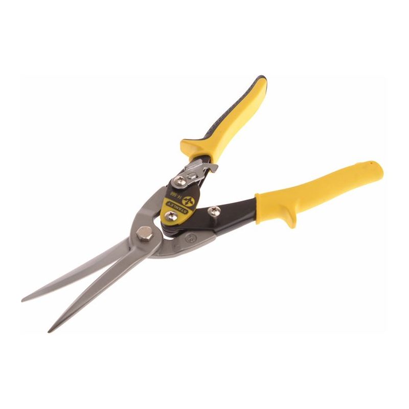 Stanley® Hand Tools Yellow Long Aviation Snips Straight Cut 300mm (12in) STANLEY® Hand Tools - Dynamic Drive