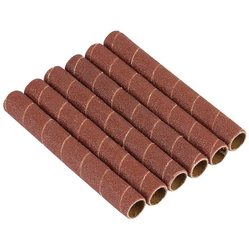 Draper Aluminium Oxide Sanding Sleeves for 10773, 12.7mm (Pack of 6) 25186 Draper - Dynamic Drive