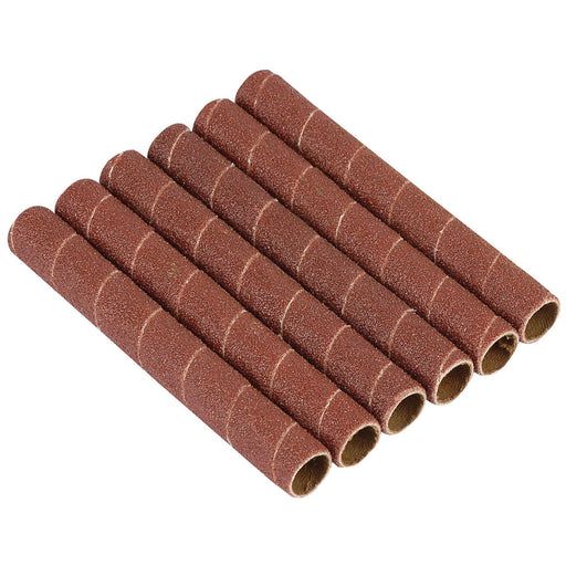 Draper Aluminium Oxide Sanding Sleeves for 10773, 12.7mm (Pack of 6) 25186 Draper - Dynamic Drive