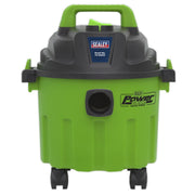 Sealey Vacuum Cleaner Wet & Dry 10L 1000W/230V Green PC102HV Sealey - Dynamic Drive