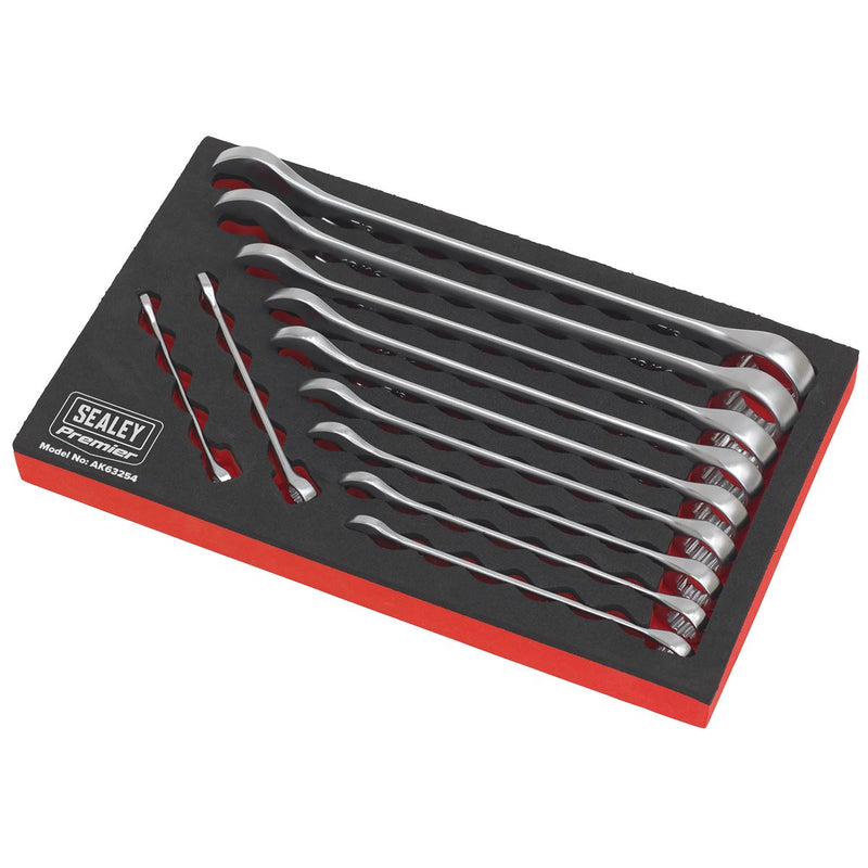 Sealey Combination Spanner Set 11pc Imperial AK63254 Sealey - Dynamic Drive