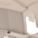 Fiamma F80s Left Hand Outer End Cap White (98673-199) Fiamma - Dynamic Drive
