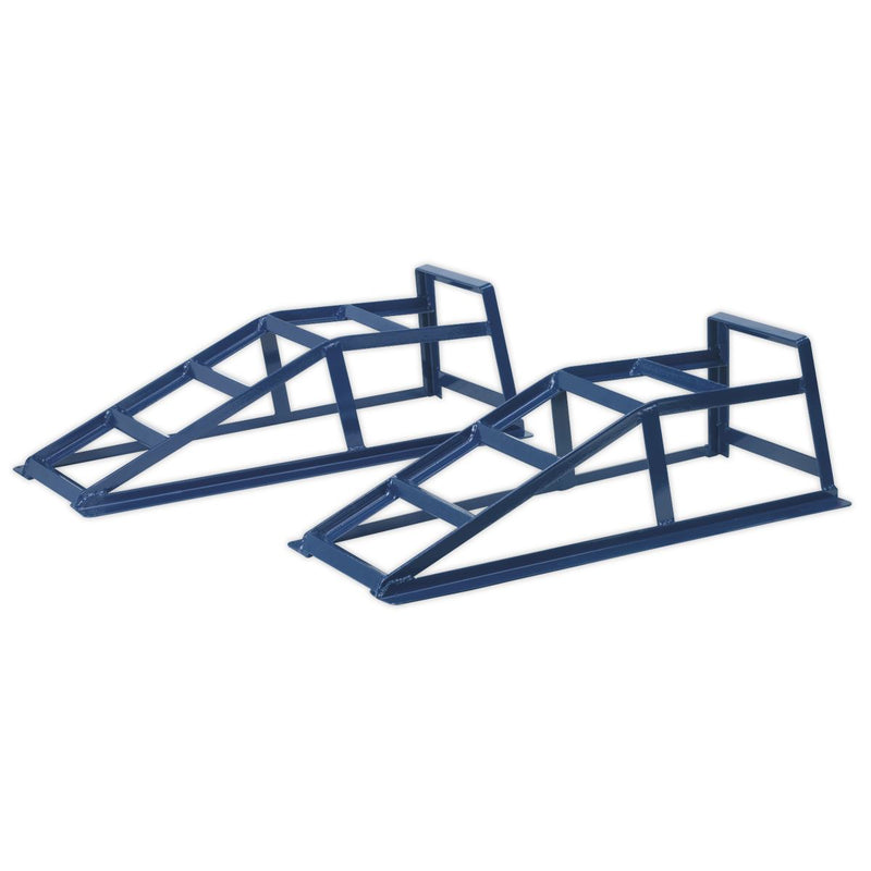 Sealey Car Ramps 1tonne Capacity per Ramp 2tonne Capacity per Pair CAR2000 Sealey - Dynamic Drive