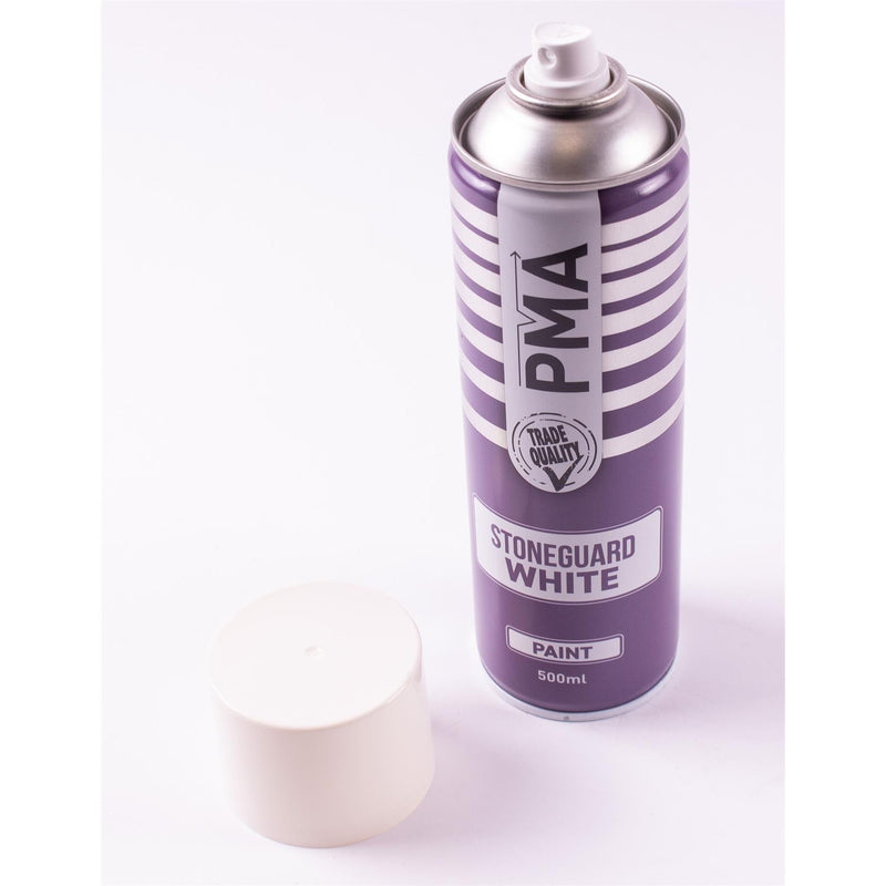 3x Stone Guard White Aerosol Spray Autotek AT00SGW500 UNDERSEAL 500 ML AEROSOL Autotek - Dynamic Drive