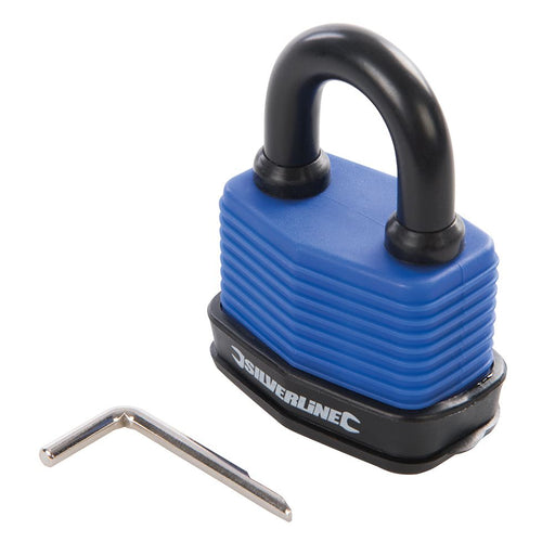 Silverline Weather Resistant Combination Padlock 50mm Silverline - Dynamic Drive