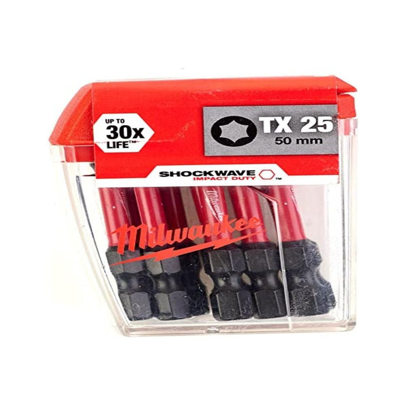 Milwaukee CD Tic Tac TX25 x 50 mm (10 pcs) 10 pcs Milwaukee - Dynamic Drive