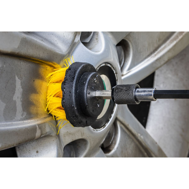 Sealey Drill Brush Set 4pc DBS4 Sealey - Dynamic Drive