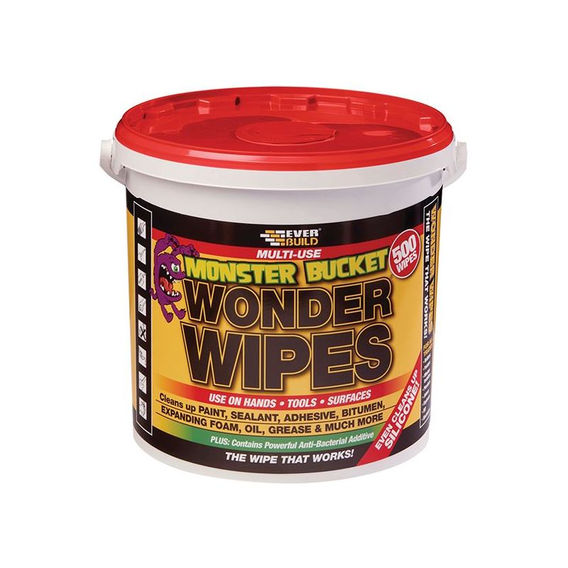 Everbuild Sika Monster Wonder Wipes (Tub 500) Everbuild Sika - Dynamic Drive