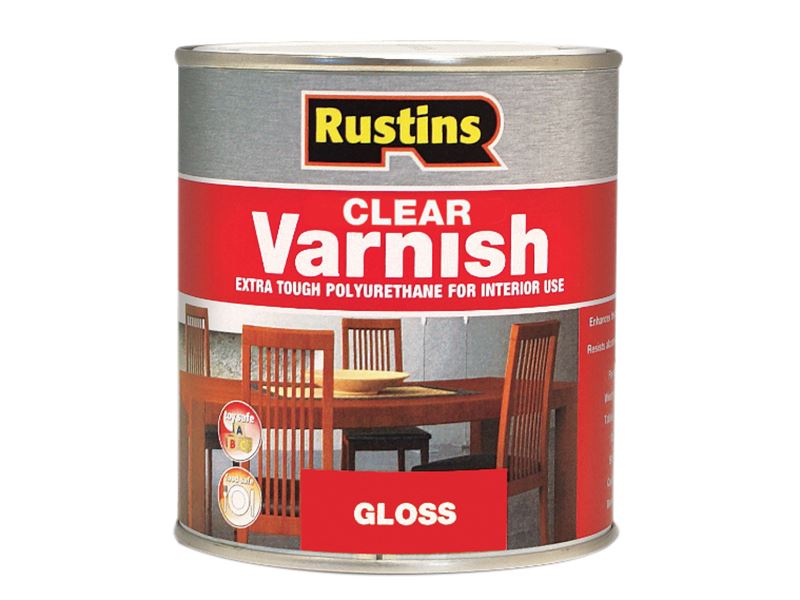 Rustins Polyurethane Varnish Satin Clear 5 litre Rustins - Dynamic Drive