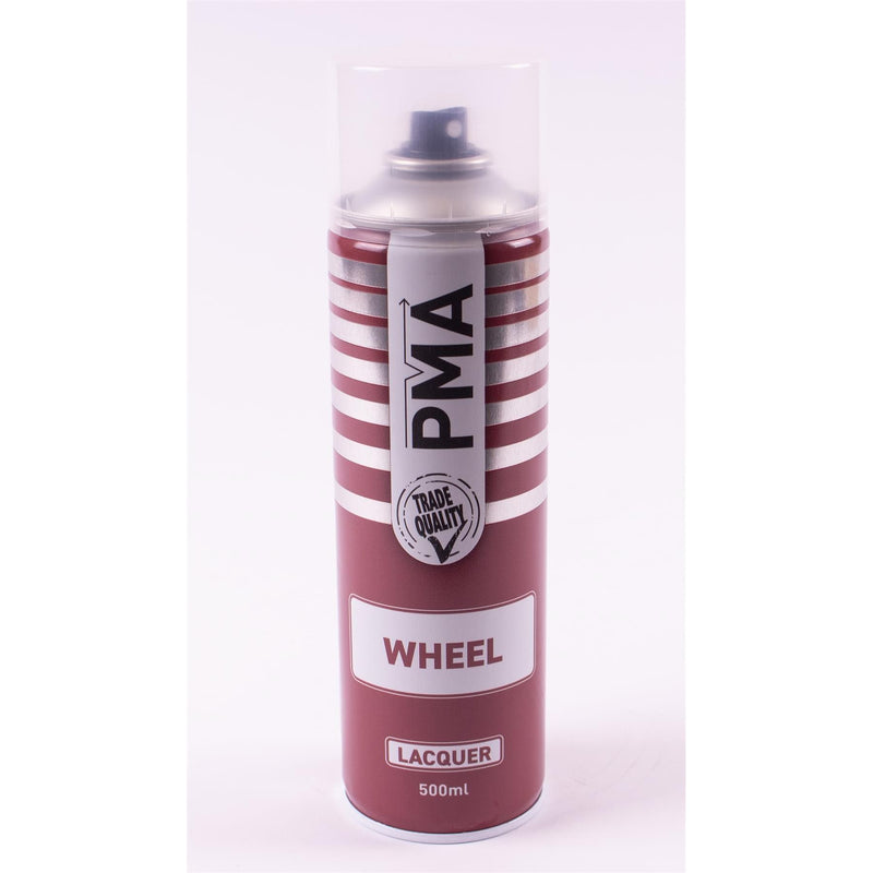 4 x PMA WHEEL LACQUER CLEAR PAINT SPRAY 500ml LAQUER BODYSHOP REPAIR PMA - Dynamic Drive