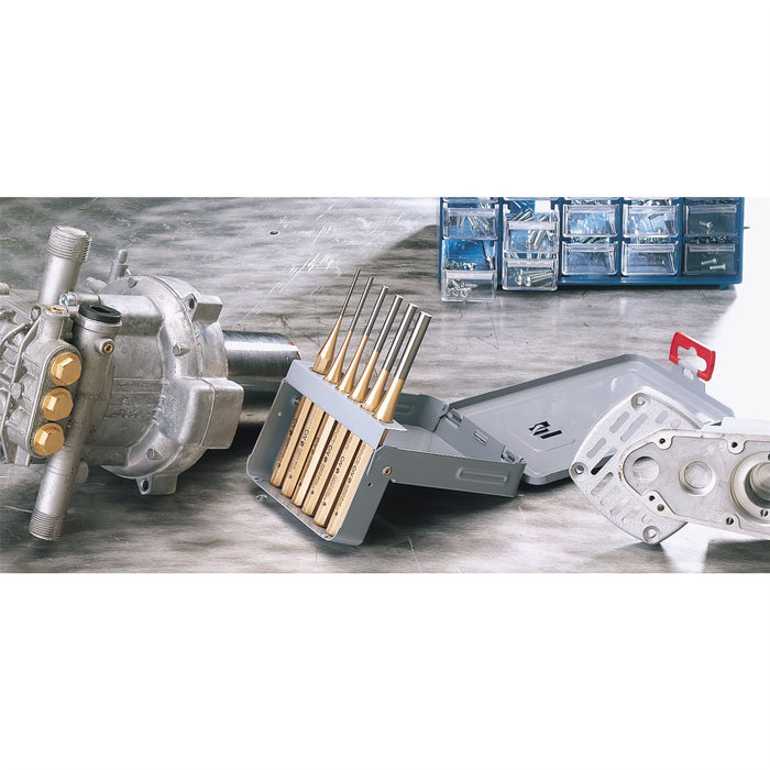 Draper Octagonal Parallel Pin Punch Set, 150mm (6 Piece) 74712 Draper - Dynamic Drive