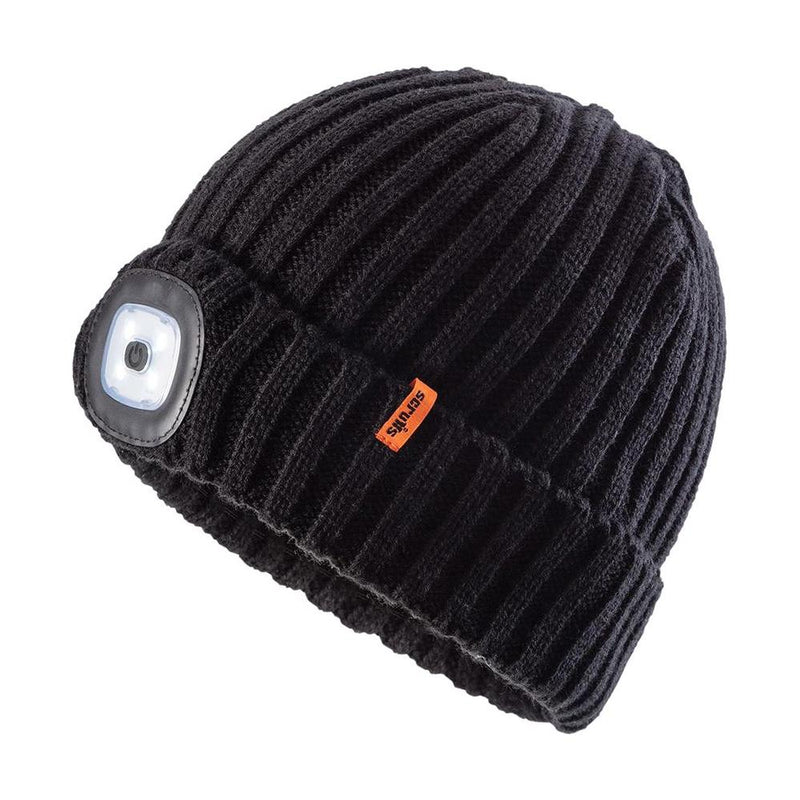 Scruffs LED Knitted Beanie Black One Size Scruffs - Dynamic Drive