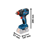 Bosch GDX 18V-200 Professional Impact Driver/Wrench 18V 2 x 5.0Ah Li-ion Bosch - Dynamic Drive