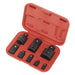 Sealey Impact Socket Adaptor Reducer Set 1/4" 3/8" 1/2" 3/4" 1" Female to Male Sealey  - Dynamic Drive
