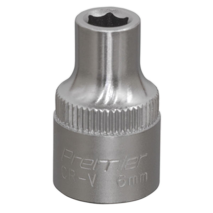 Sealey WallDrive Socket 6mm 3/8"Sq Drive S3806 Sealey - Dynamic Drive