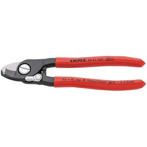 Draper Knipex 95 41 165SBE Copper or Aluminium Only Cable Shear with Sprung Hand Draper - Dynamic Drive