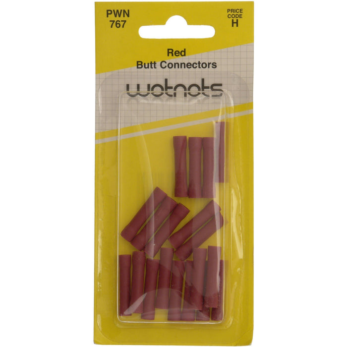 Wot-Nots Wiring Connector Red Butt X 25 PWN767 Wot-Nots - Dynamic Drive