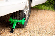 SAS Green Series V2 Wheel Clamp Lightweight Secure Theft Deterrent Caravan Trailer Wheels SAS - Dynamic Drive