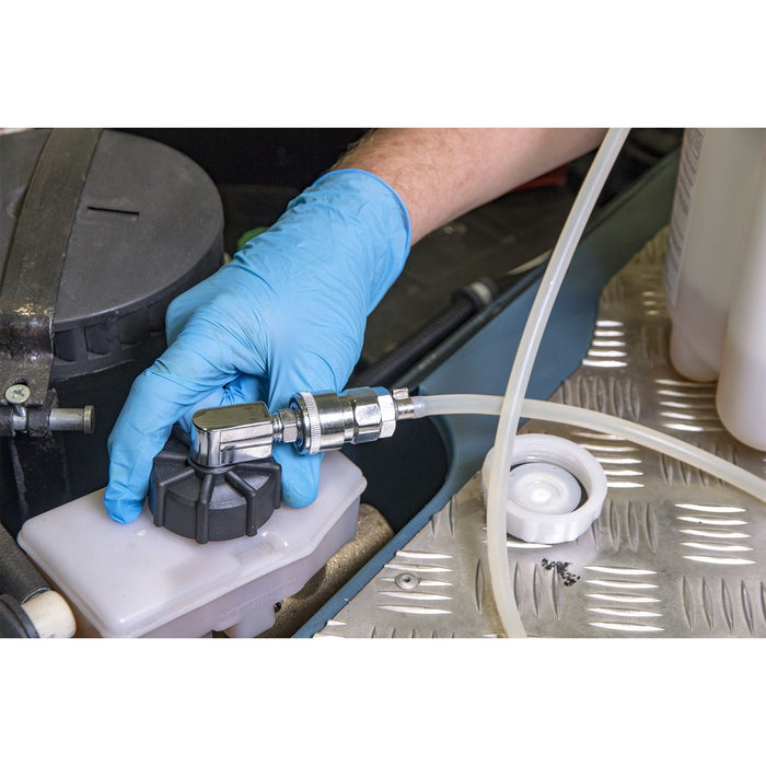 Sealey Brake and Clutch Bleeding Kit System ABS Brakes 2.5L Fluid Bleeder Car Sealey  - Dynamic Drive
