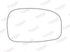 Summit Stick-On Standard Mirror Glass fits Peugeot 306 LHS Summit - Dynamic Drive