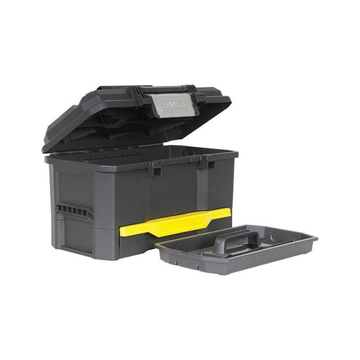 Stanley® Hand Tools One Touch Toolbox with Drawer 48cm (19in) STANLEY® Hand Tools - Dynamic Drive