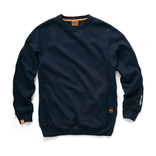 Scruffs Eco Worker Sweatshirt Navy XS Scruffs - Dynamic Drive