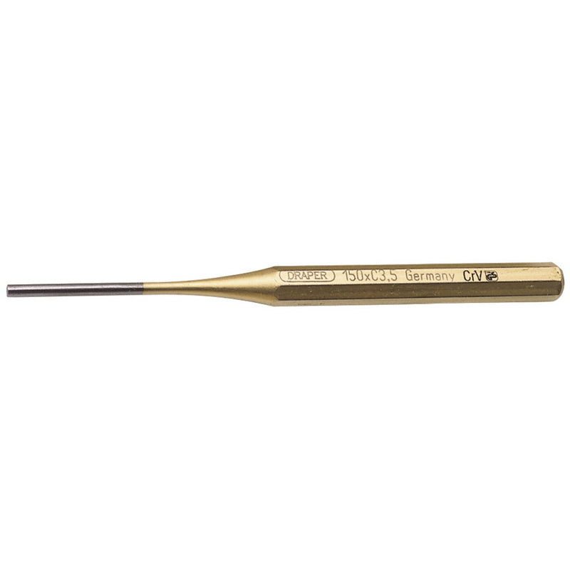 Draper Octagonal Parallel Pin Punch, 3.5 x 150mm 51679 Draper - Dynamic Drive