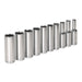 Siegen by Sealey Socket Set 10Pc 1/4Inchsq Drive 6Pt Deep Walldrive M Siegen by Sealey - Dynamic Drive
