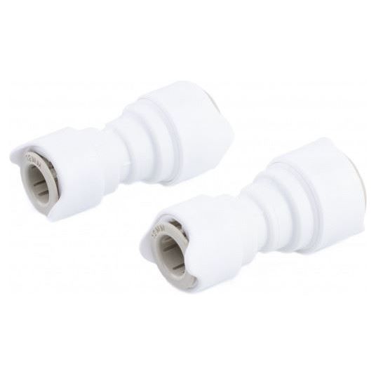 Whale Straight Reducer 15mm - 12mm Water Pipe Connector WU1512 x2 Whale  - Dynamic Drive