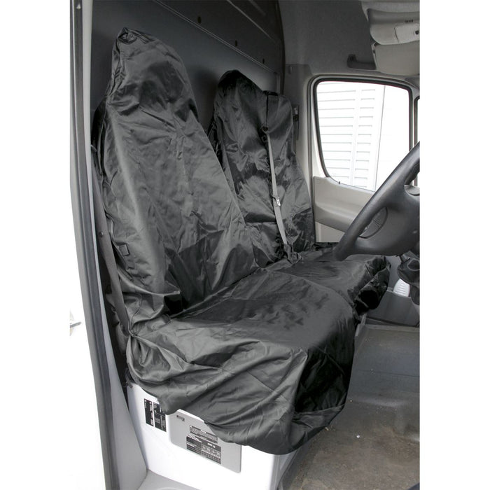 Sealey Van Seat Protector Set 2pc Heavy-Duty CSC7 Sealey - Dynamic Drive