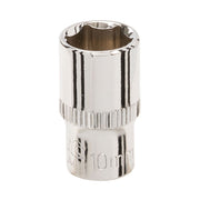 Silverline Socket 1/4" Drive 6pt Metric 10mm Silverline - Dynamic Drive