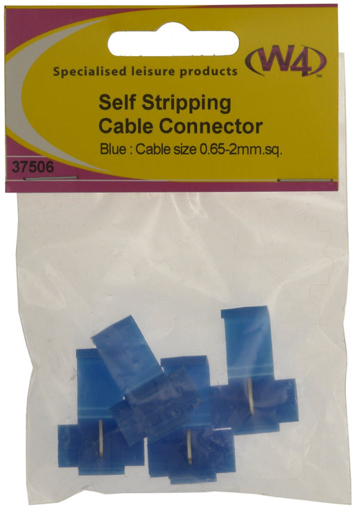 W4 Blue Cable Connectors (4) 37506 W4 - Dynamic Drive
