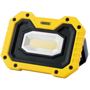 Draper COB LED Rechargeable Worklight with Wireless Speaker, 5W, 500 Lumens, Yel Draper - Dynamic Drive