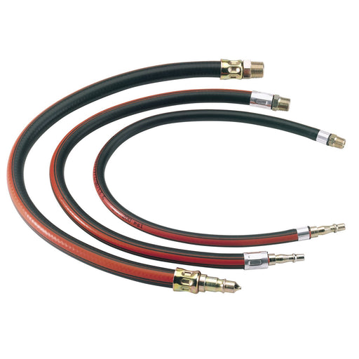 Draper Air Line Whip Hose, 600mm, 1/4" BSP 54438 Draper - Dynamic Drive