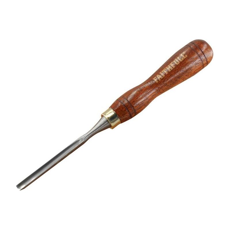 Faithfull FSC Straight Gouge Carving Chisel 6.3mm (1/4in) Faithfull - Dynamic Drive